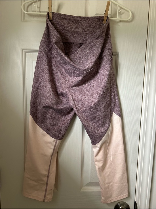 Champion Pants - Champion Two-Tone High-Waist Track Pants in Mauve & Blush